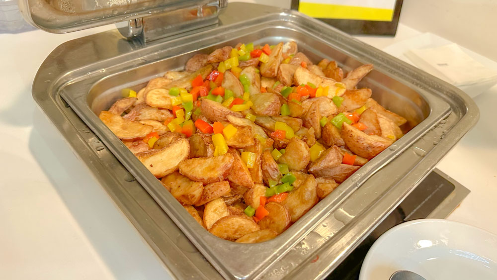 ウェスティントロントエアポートの朝食ブッフェのポテト