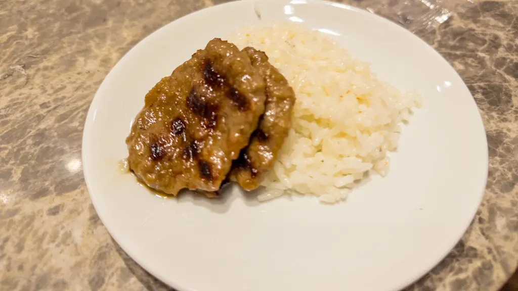 お肉とご飯
