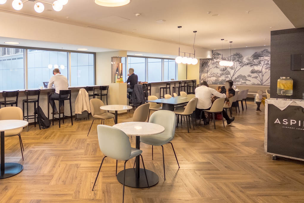 Aspire Loungeの別室の様子