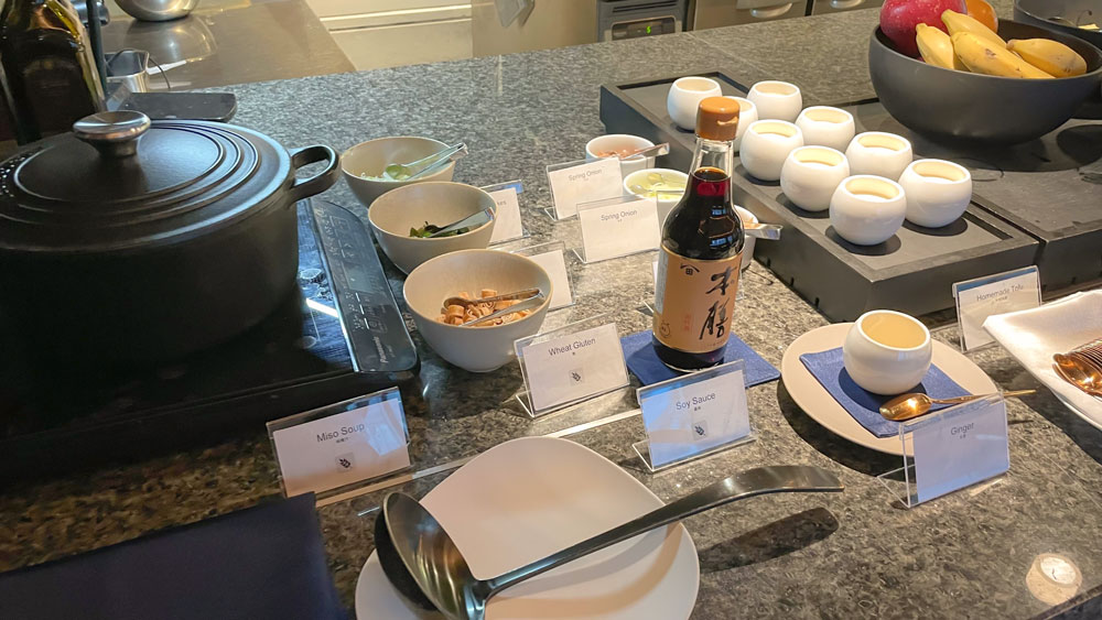 メズム東京の朝食ブッフェの和食