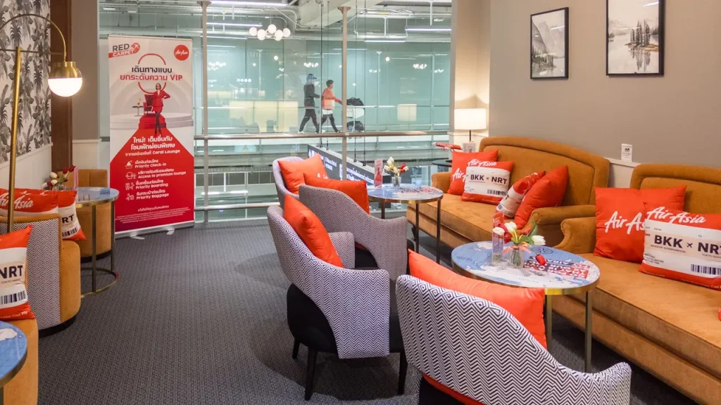 The Coral Finest Business Class LoungeのAirAsiaルーム