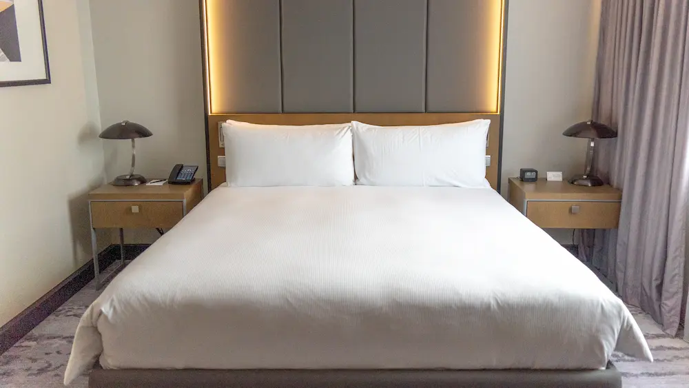 King Deluxe Roomのベッド