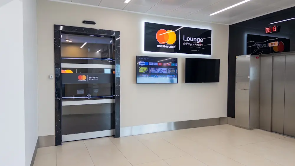 Mastercard Loungeの入り口