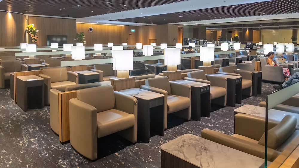 KrisFlyer Gold Lounge内の様子